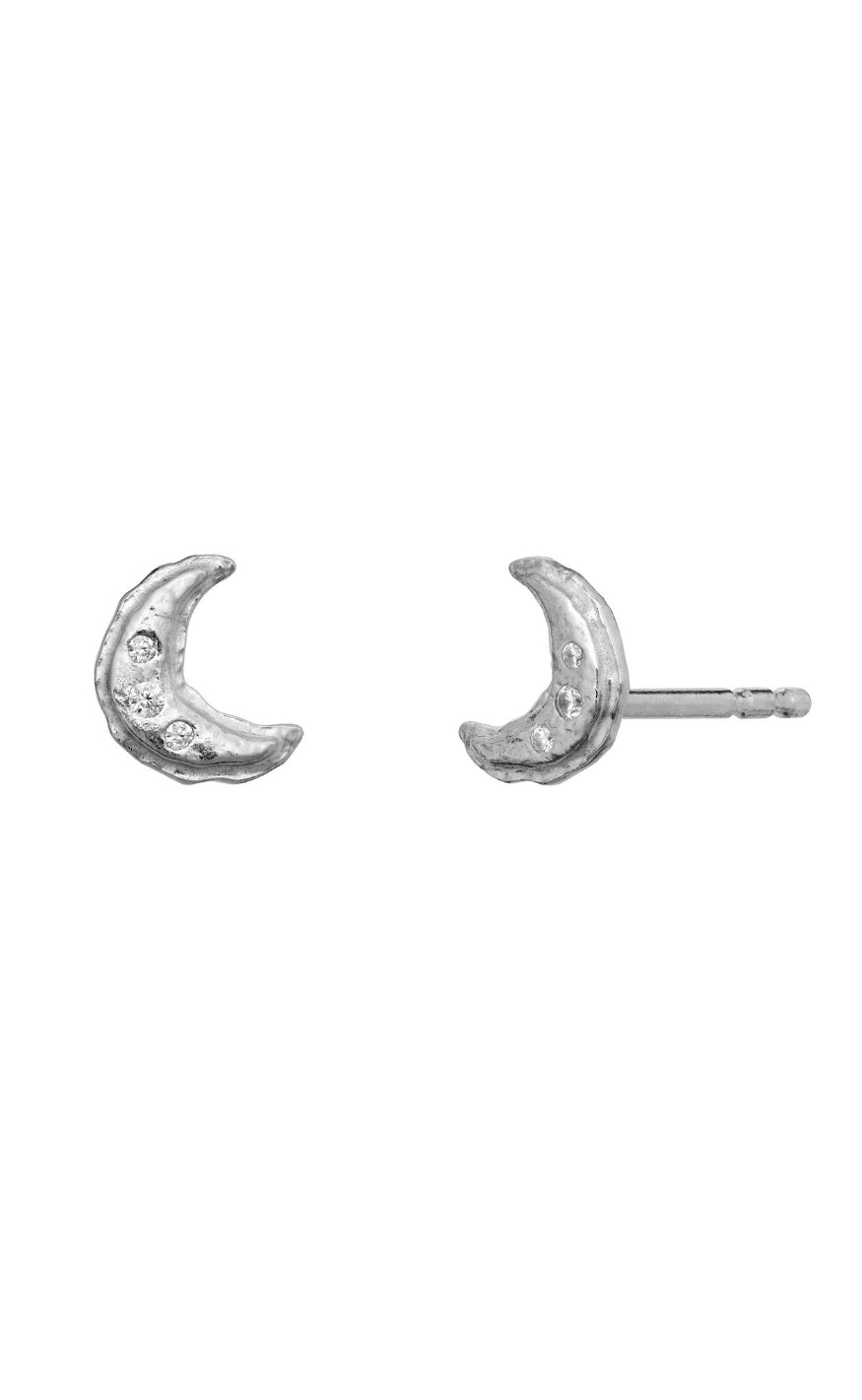 Maanesten Øreringer - Lunia - Silver Colour