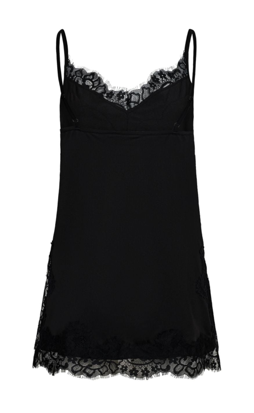 Freequent Topp - Bicco Lace - Black