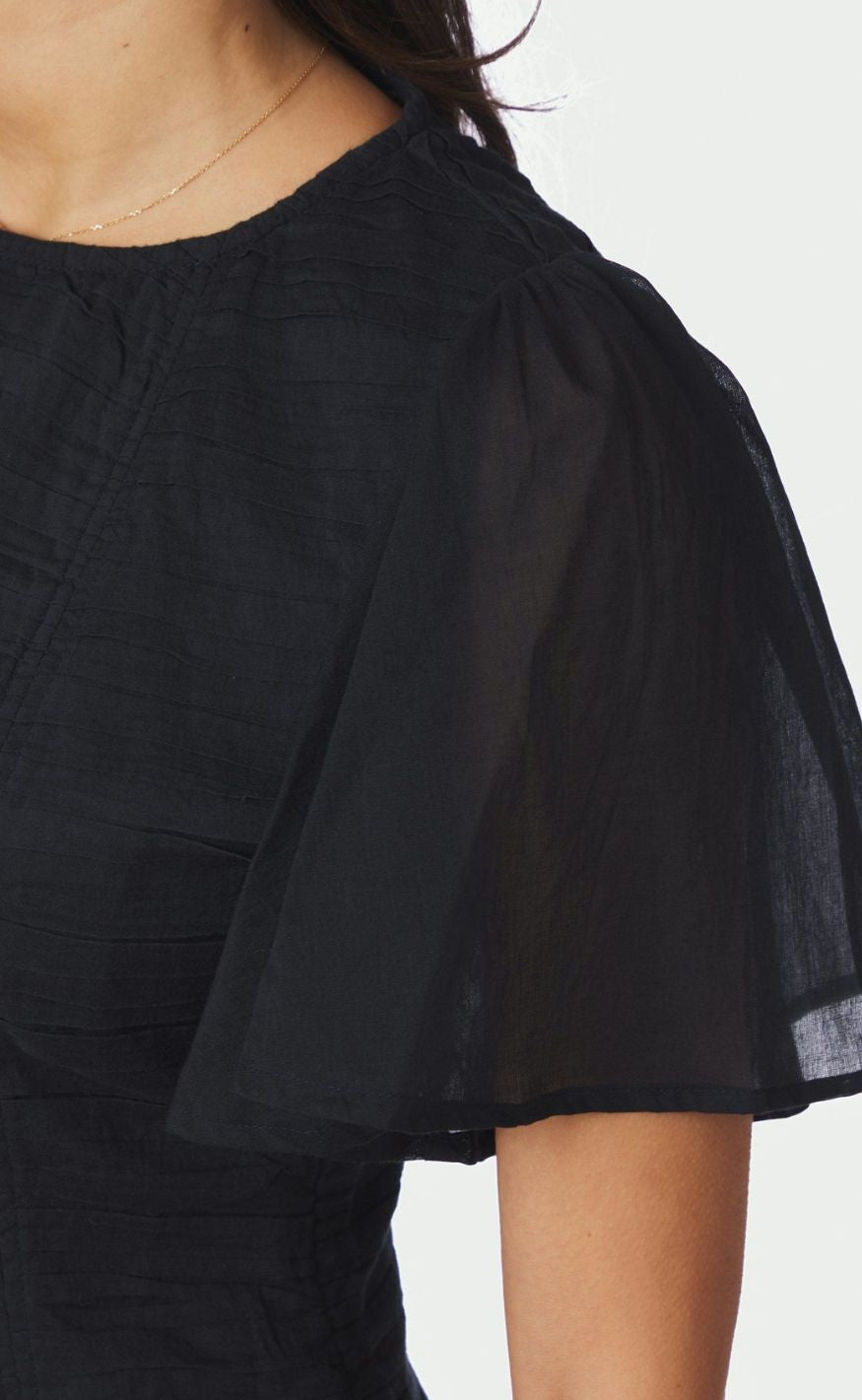 Neo Noir Kjole - Circle S Voile - Navy