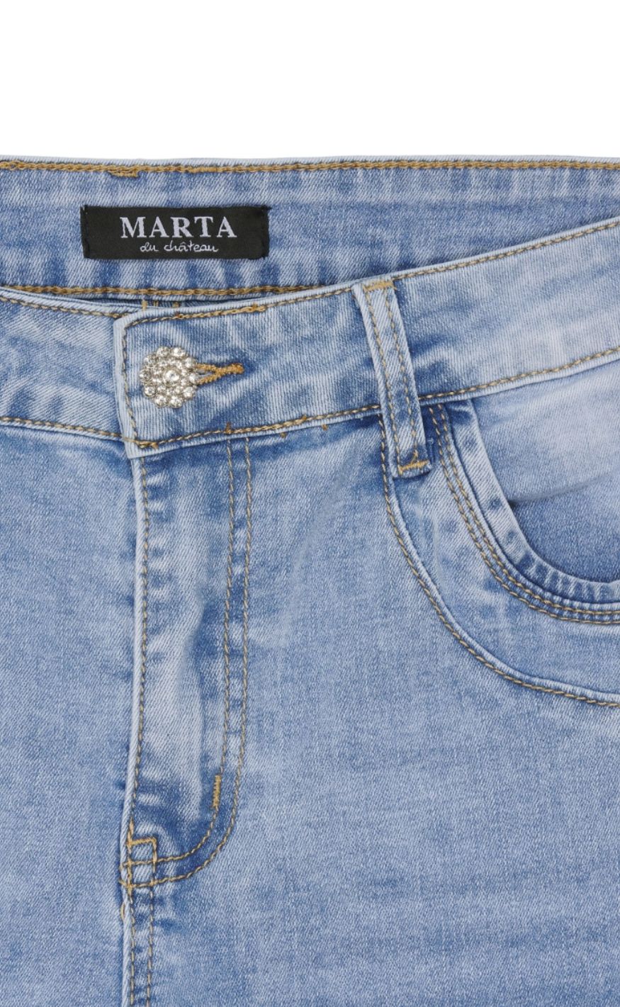 Marta Du Chateau Shorts - Samara - Denim