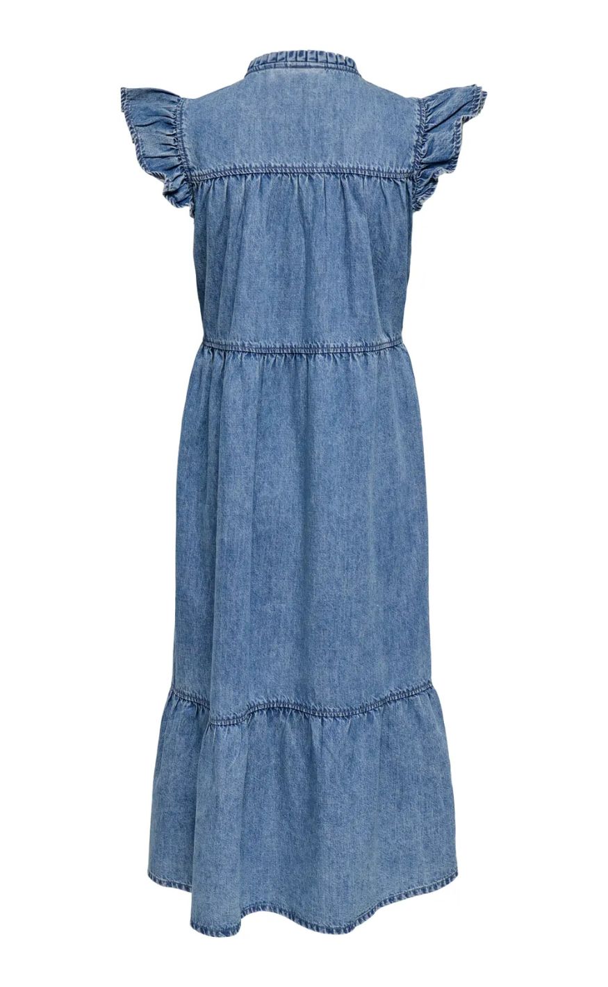 ONLY Kjole - Shania - Medium Blue Denim