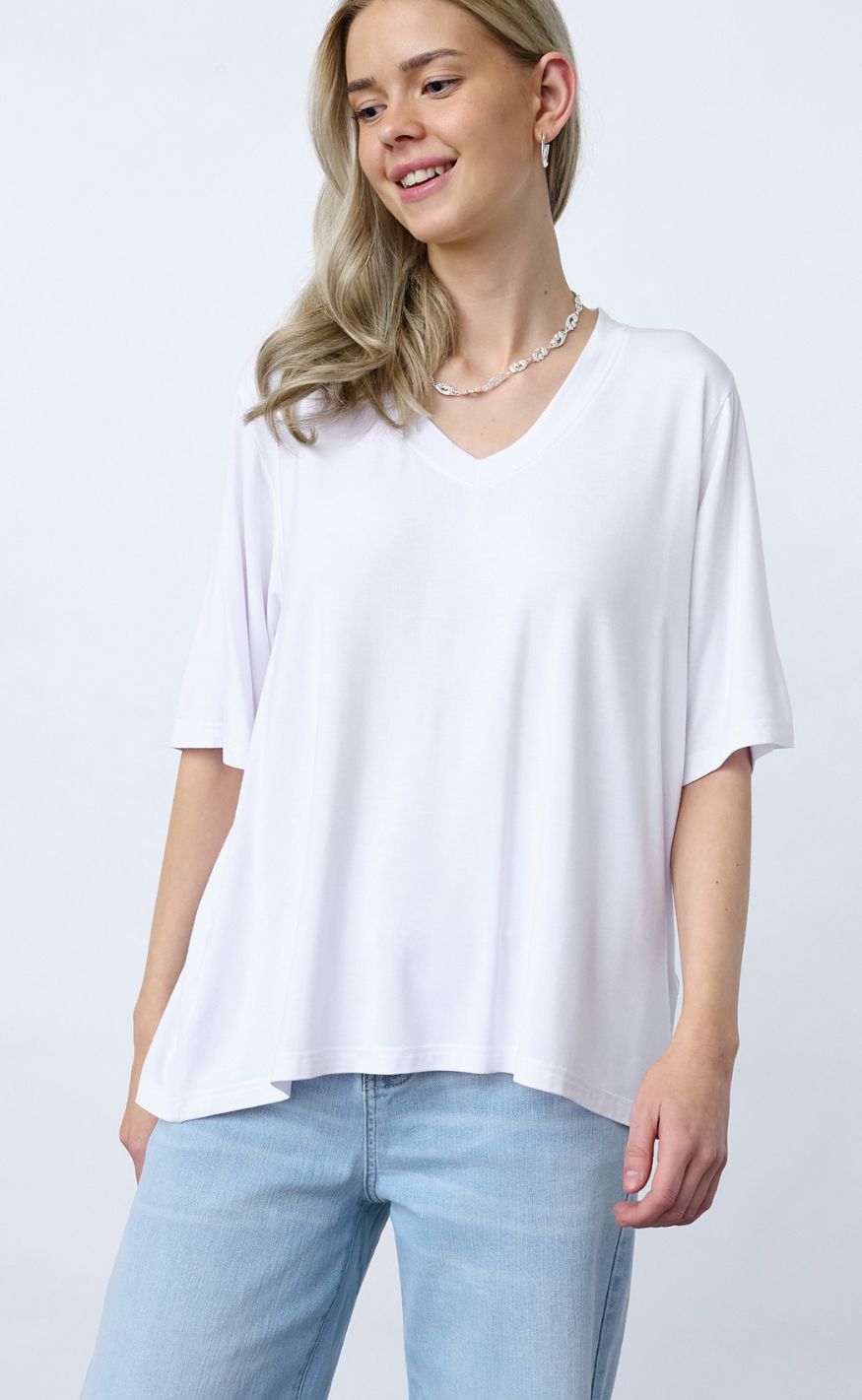 Sisters Point T-shirt - HAPPY-SS - White