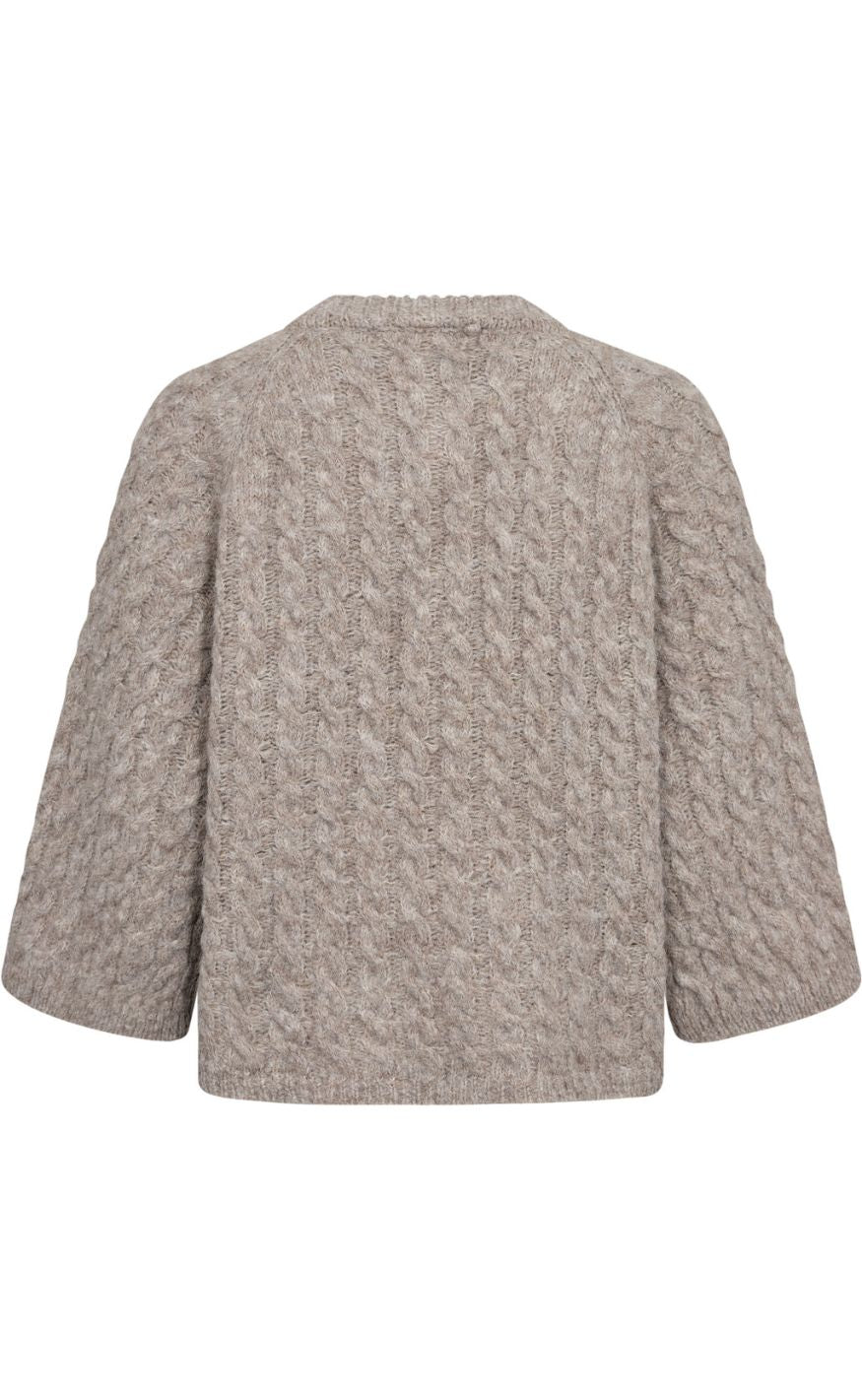 A-View Cardigan - Kabba - Light Brown