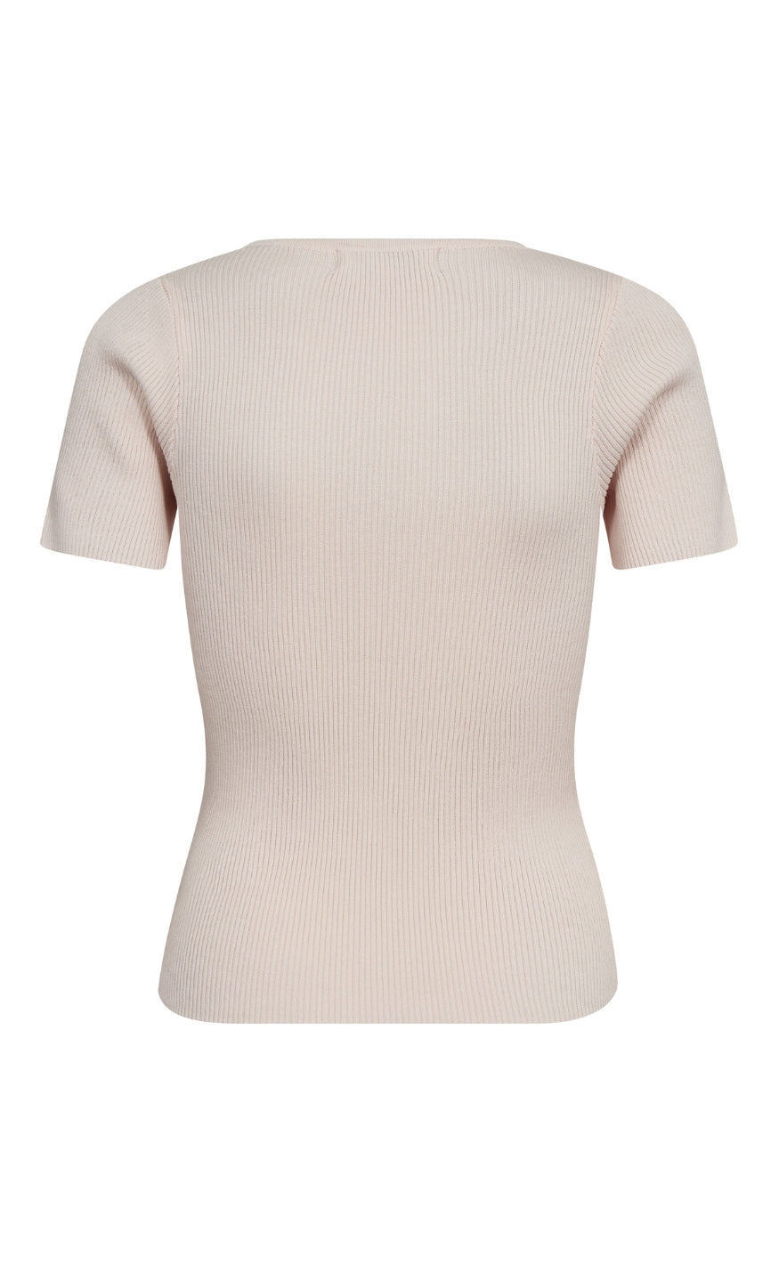 A-View Genser - Rib SS - Pale Rose