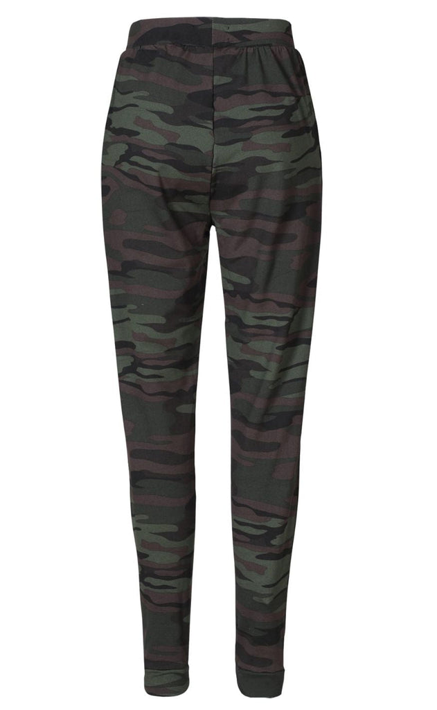 Liberte Leggings - Alma Fleece - Dusty Camo Dark Brown