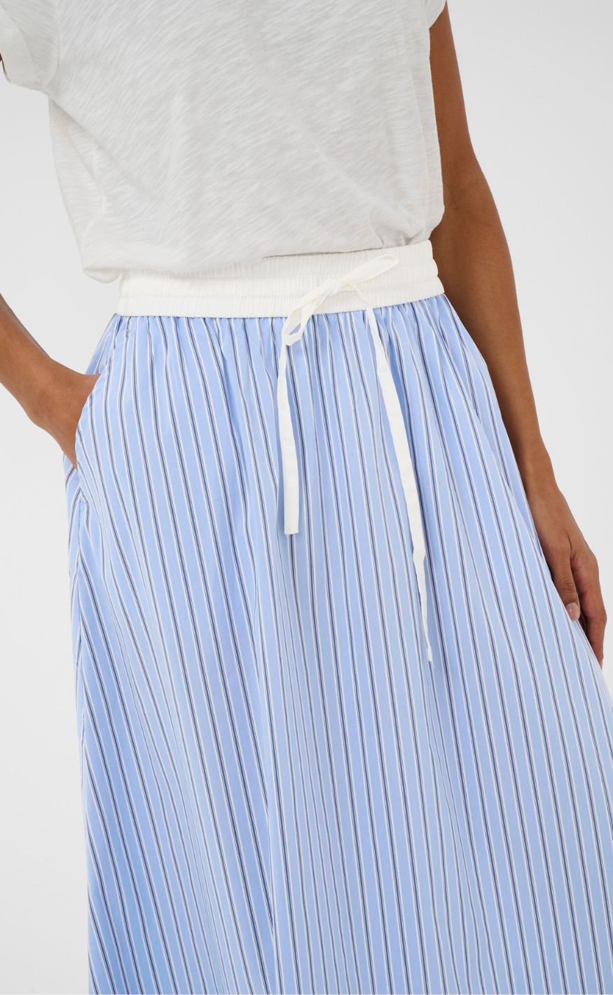 Culture Skjørt - Art - Blue Stripe
