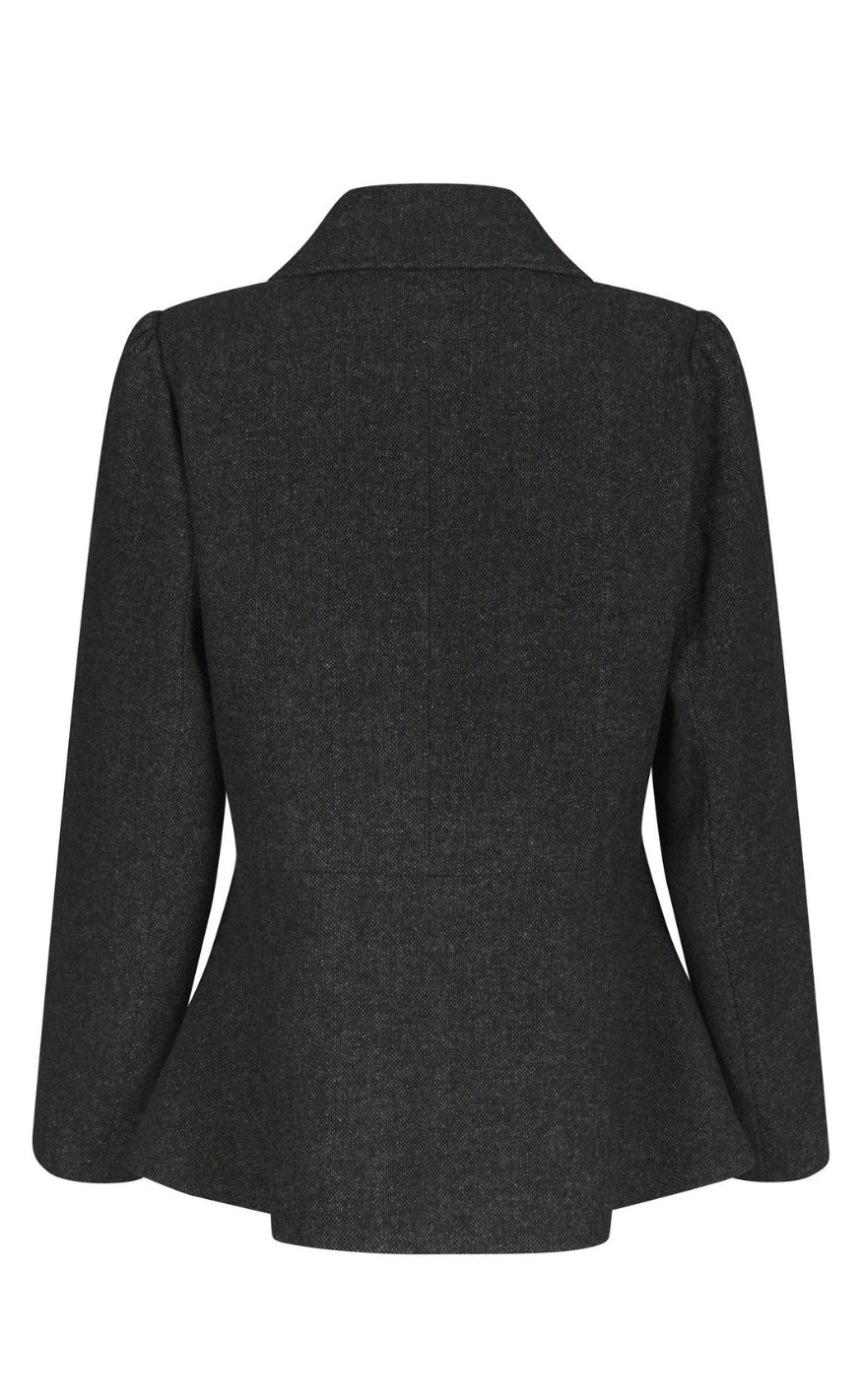 Neo Noir Jakke - Melisa Tweed - Dark Grey