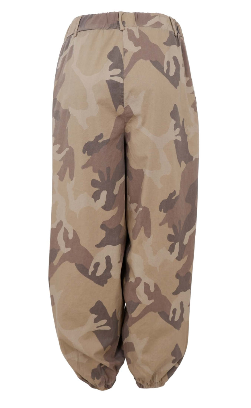 Black Colour Bukser - Ally Balloon - Brown Camouflage