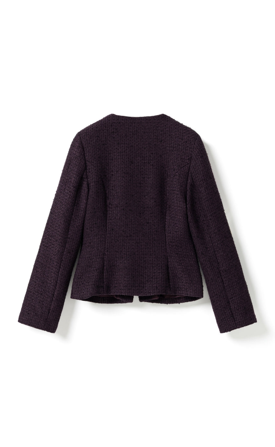 Noella Blazer - Kasaundra LS - Dark Plum