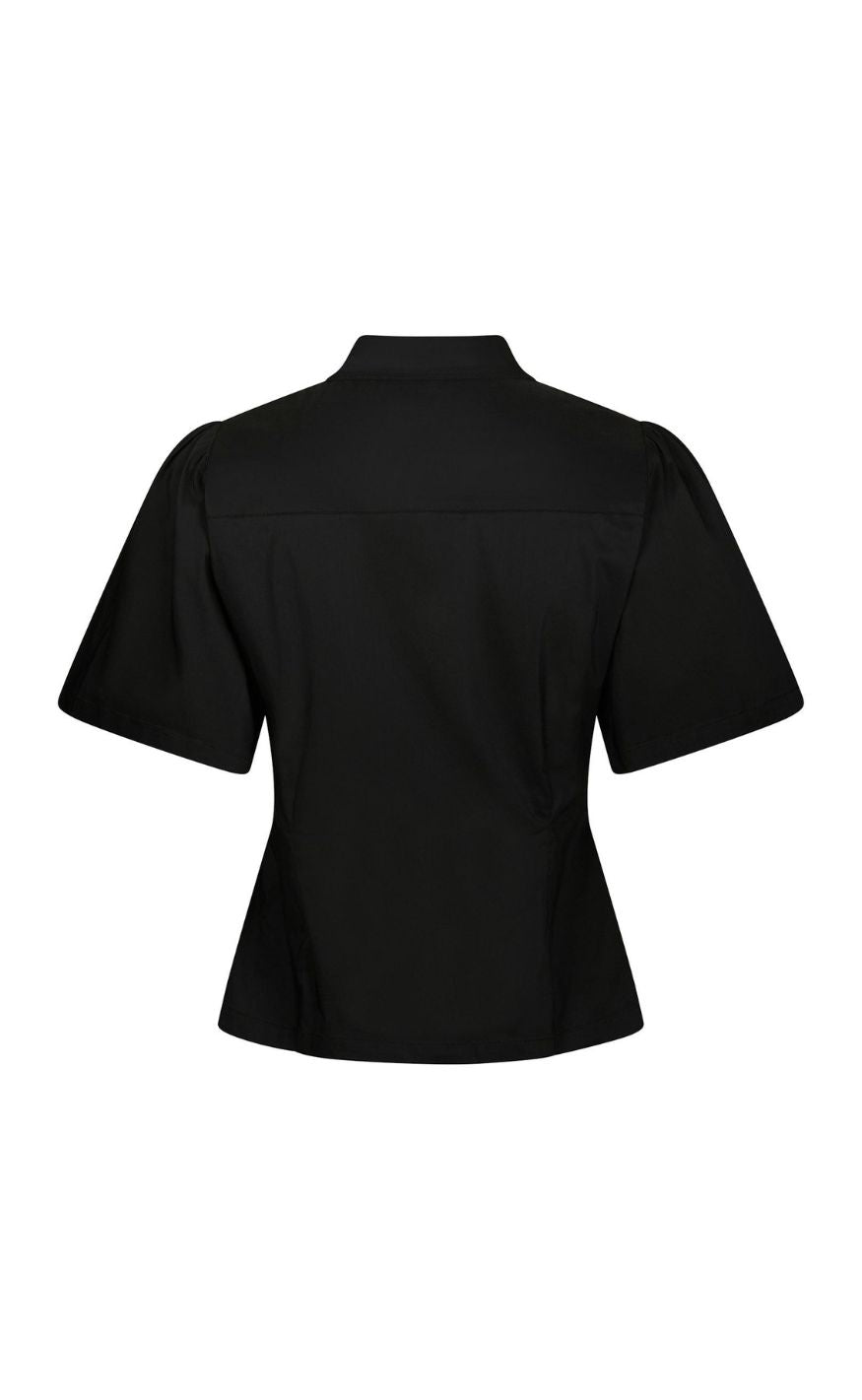 Neo Noir Skjorte - Balara Poplin - Black