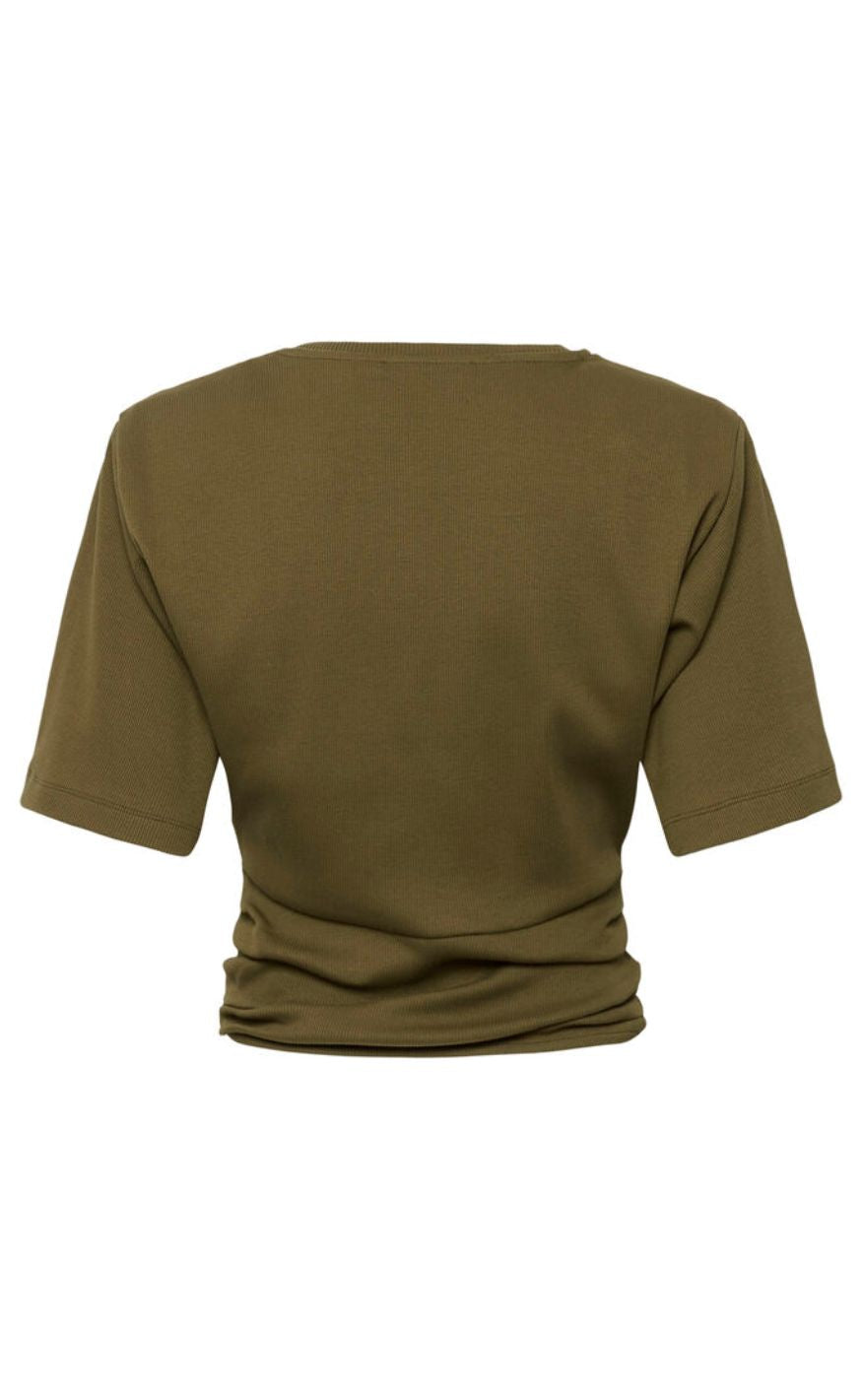 Gestuz T-Shirt - Betty - Military Olive