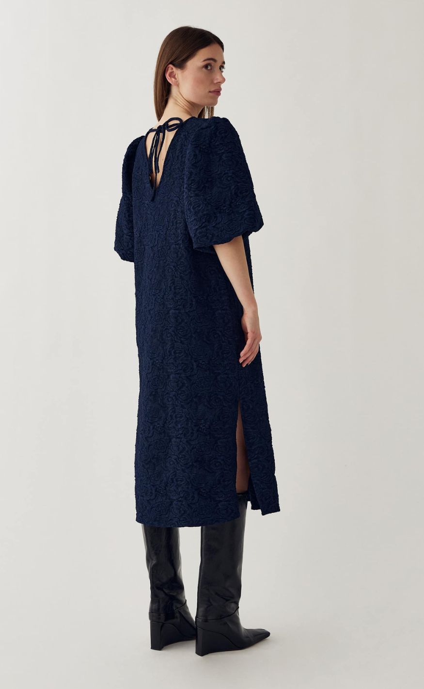 Noella Kjole - Pastis Long - Navy Blue