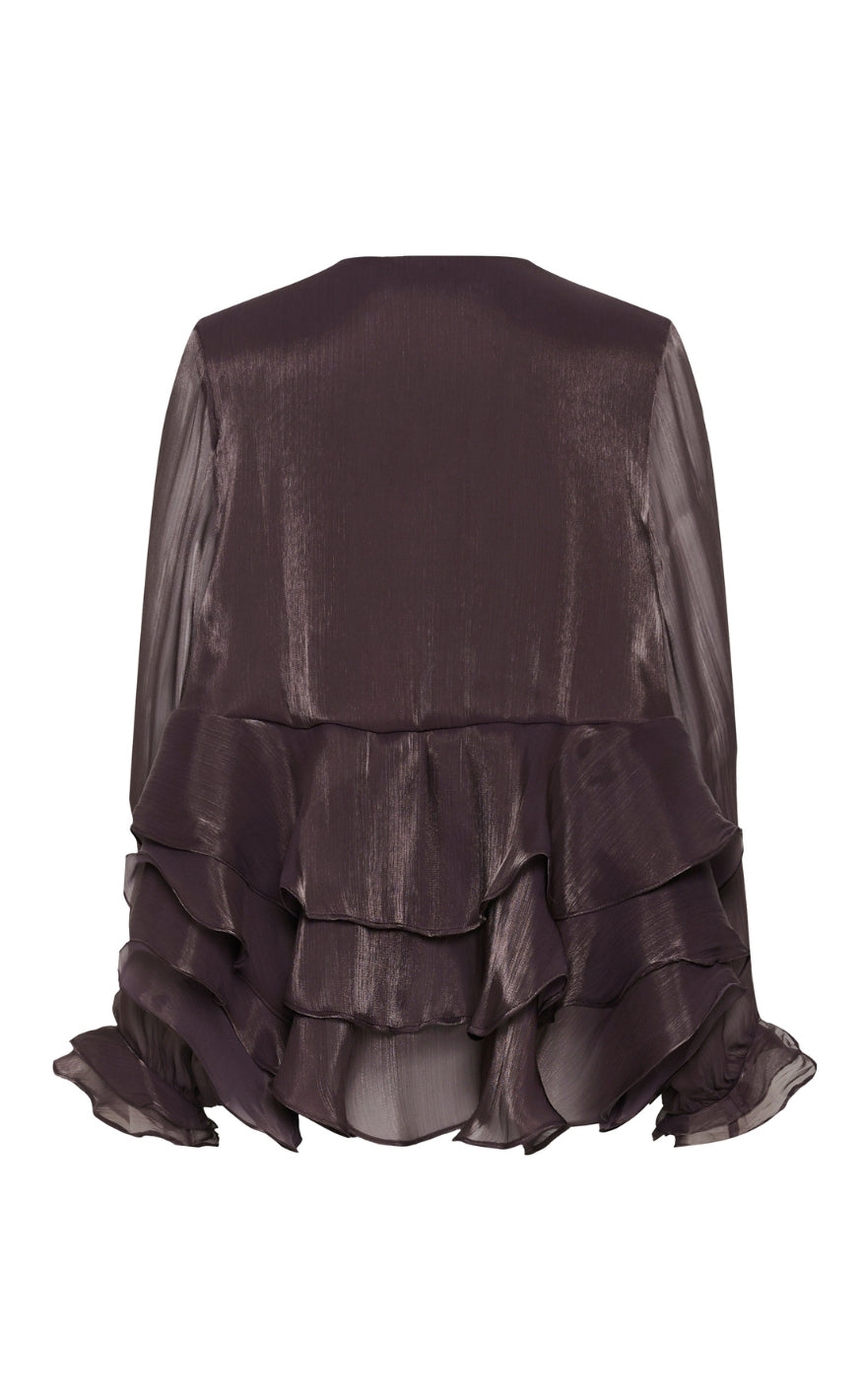 Gestuz Bluse - Licie - Deep Plum