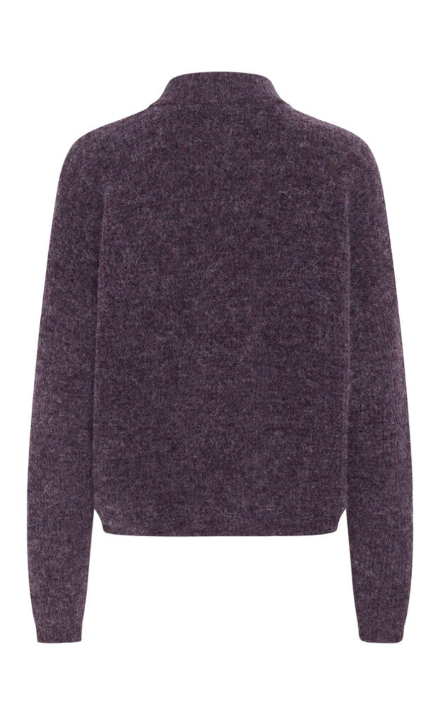 Gestuz Cardigan - Alpha Short - Juniper Melange