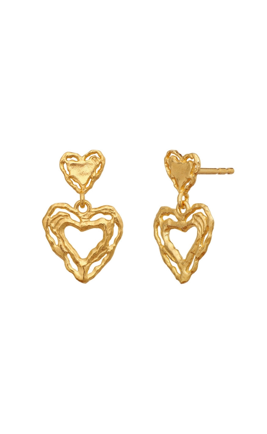 Maanesten Øreringer - Martha - Gold Colour