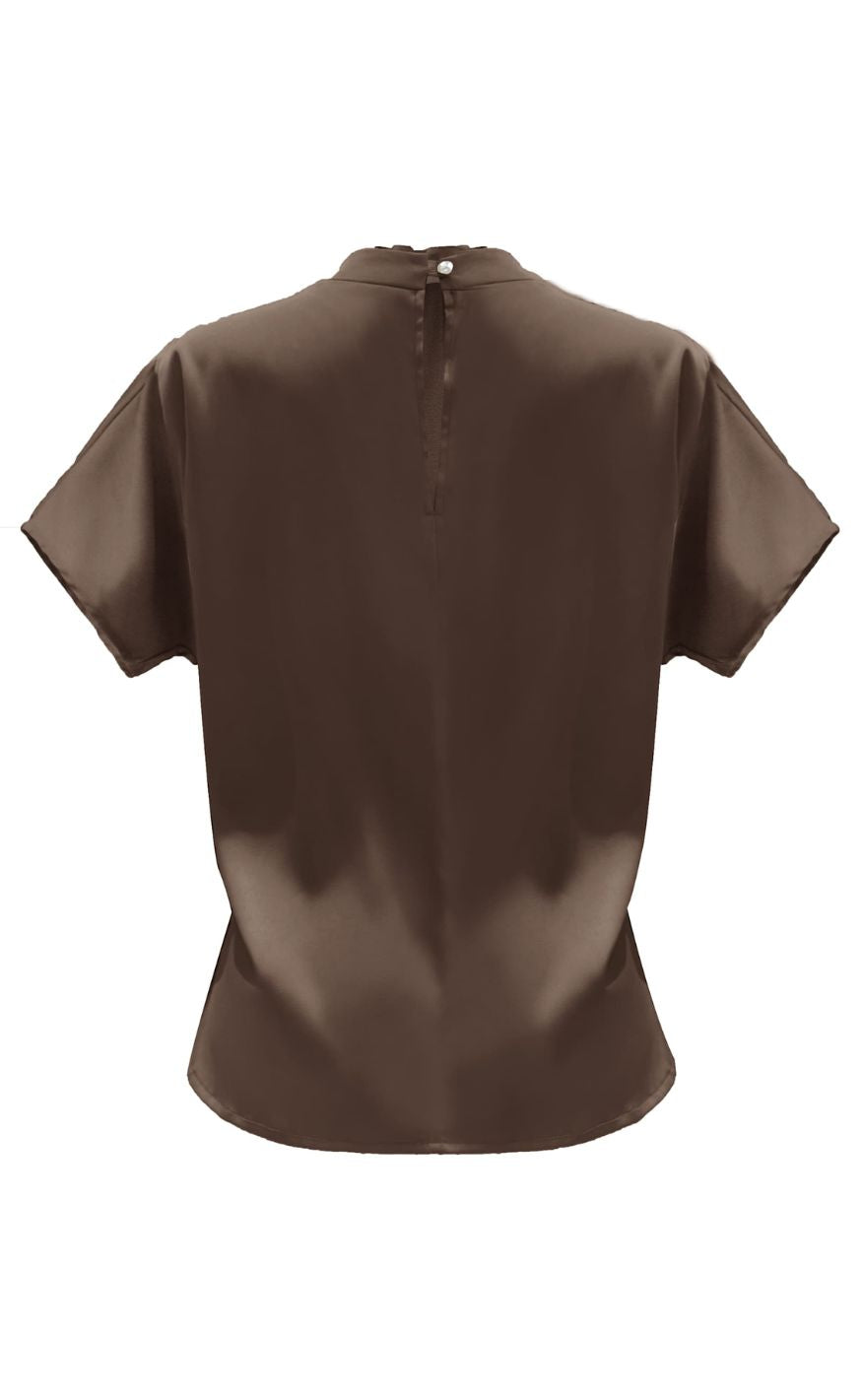 Liberte Bluse - Pip Pearl - Brown