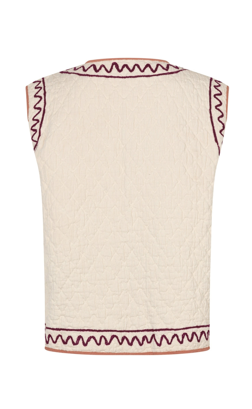 Lollys Laundry Vest - Honey - Creme
