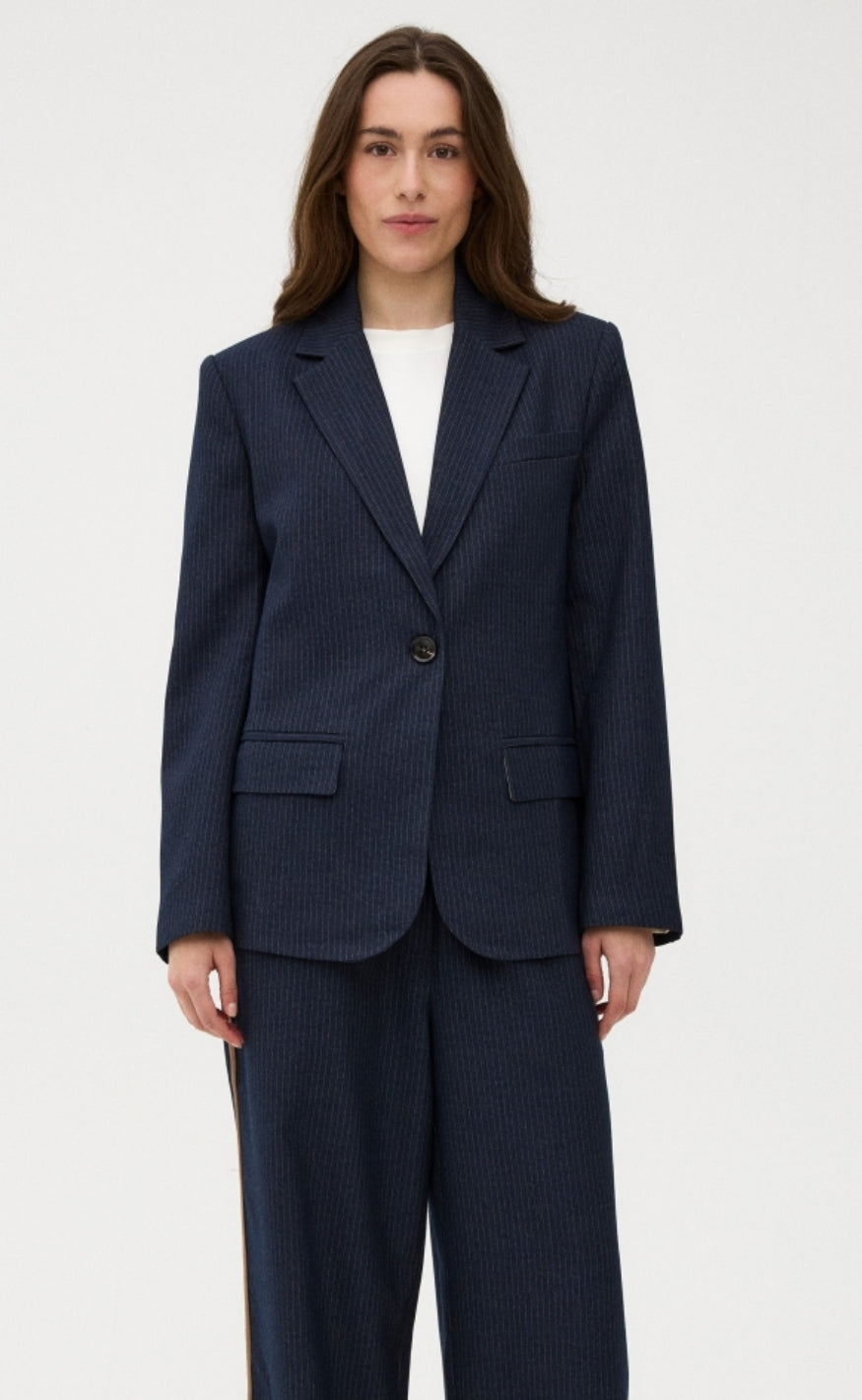 Gossia Blazer - Beatrice Jo - Navy Blue Stripes