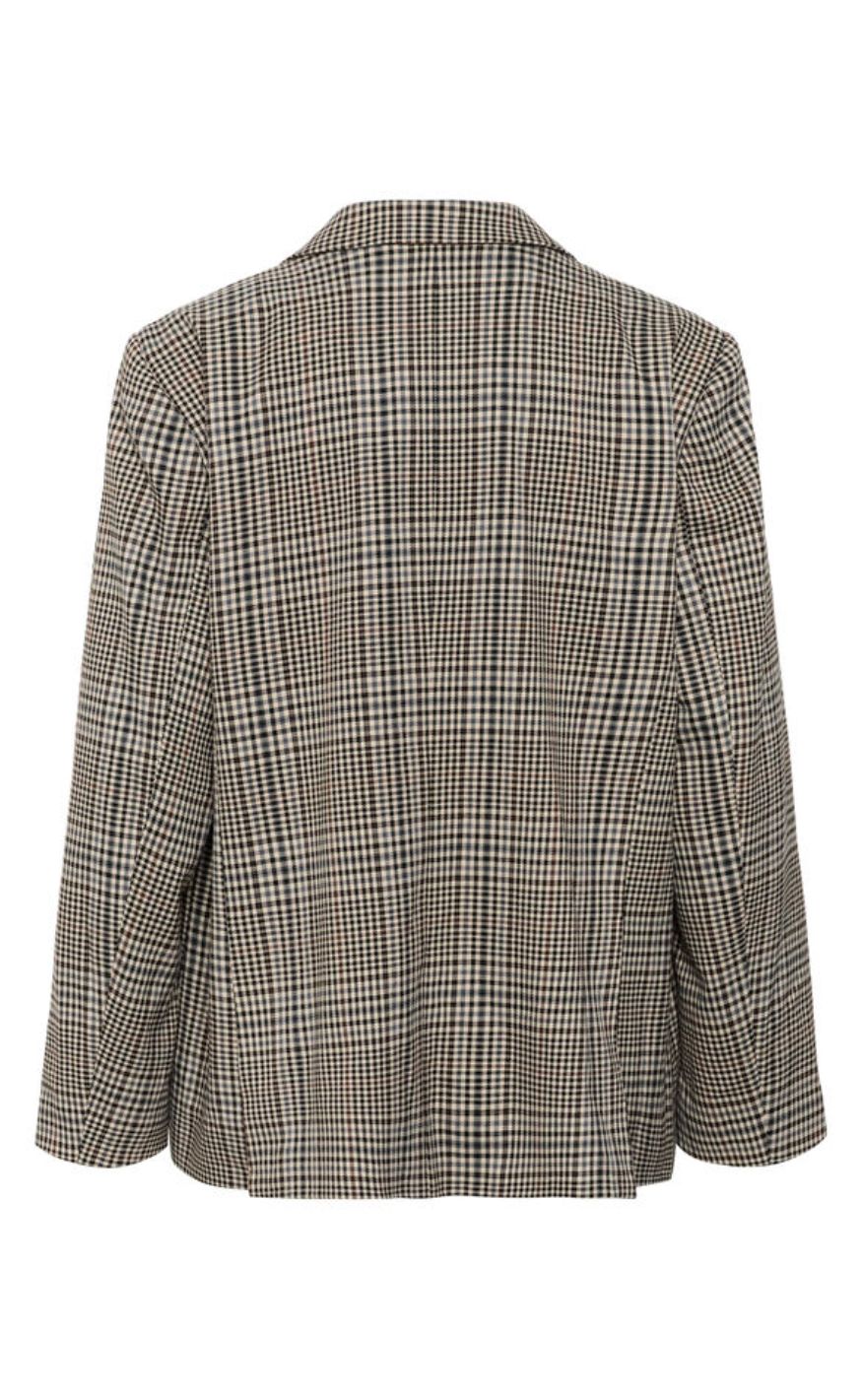 Culture Blazer - Birsen - Black Check