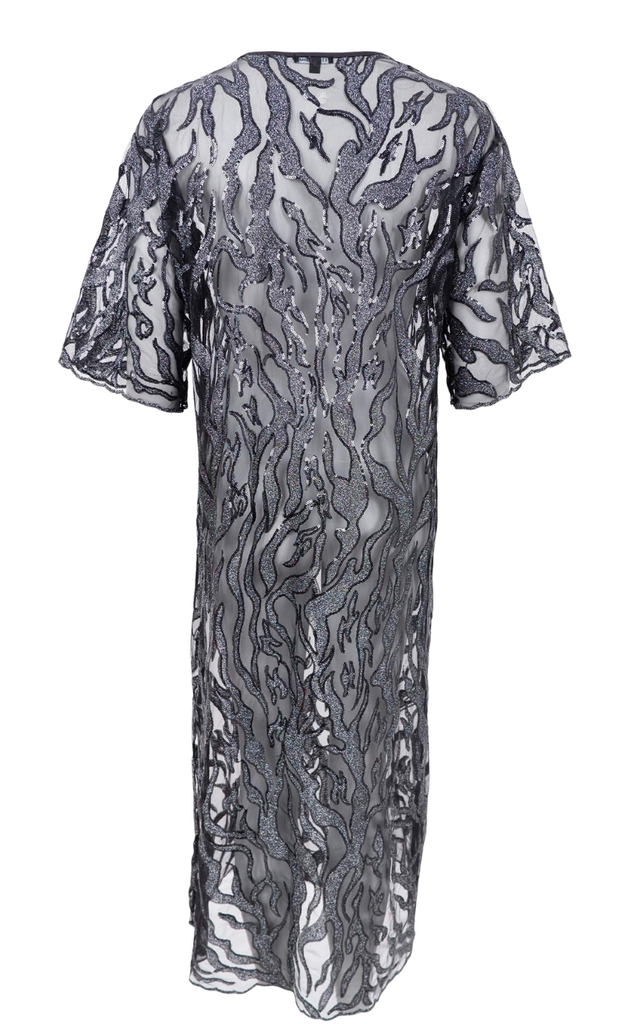 Black Colour Kjole - Maggie - Black Silver