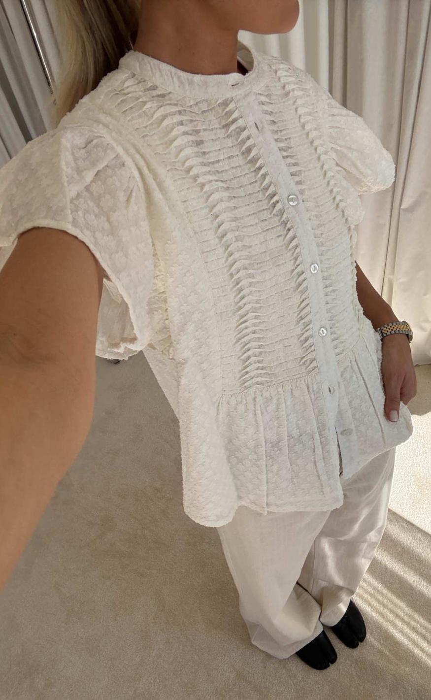 Noella Bluse - Loulou - White