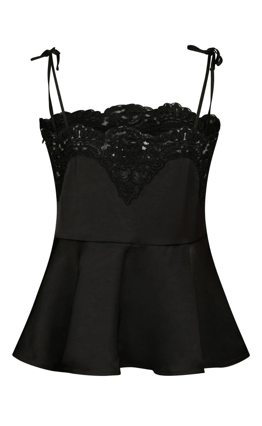 Neo Noir Topp - Kaela Heavy - Black