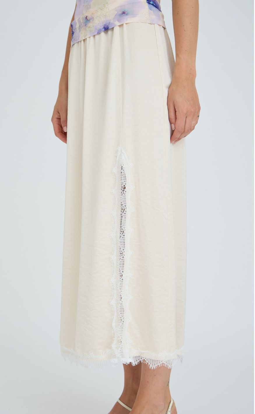 A-View Skjørt - Zoe - Pale Yellow