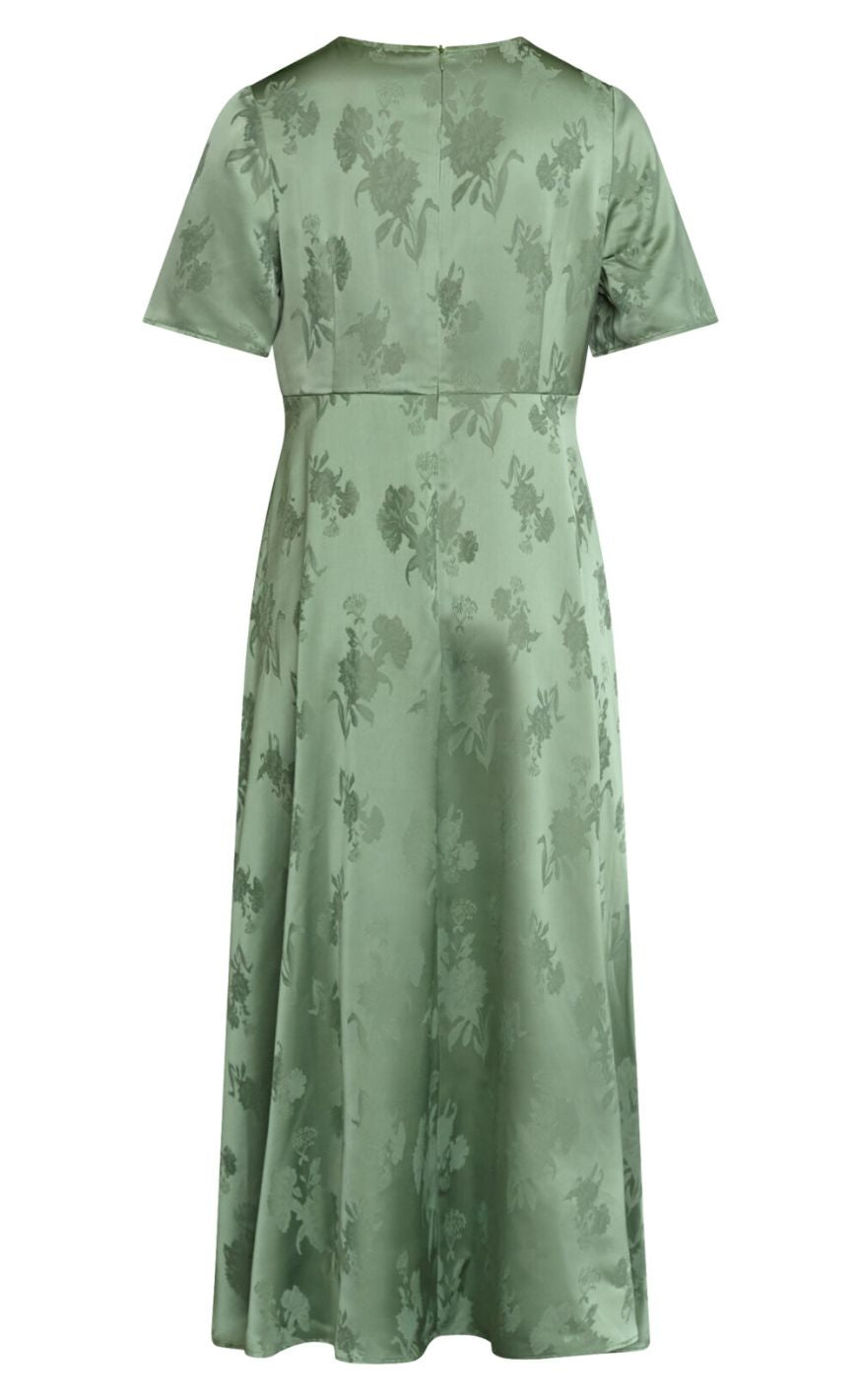 Love & Divine Kjole - Love1561-2 - Green Flower