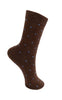 Black Colour Sokker - Kiri - Coffee