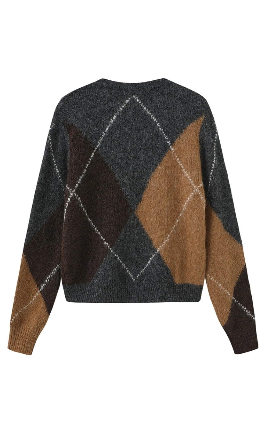 Luxzuz Genser - Zella - Dark Grey Melange