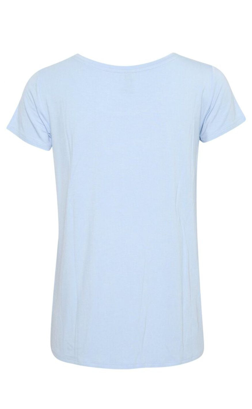 Culture T-shirt - Poppy - Cashmere Blue