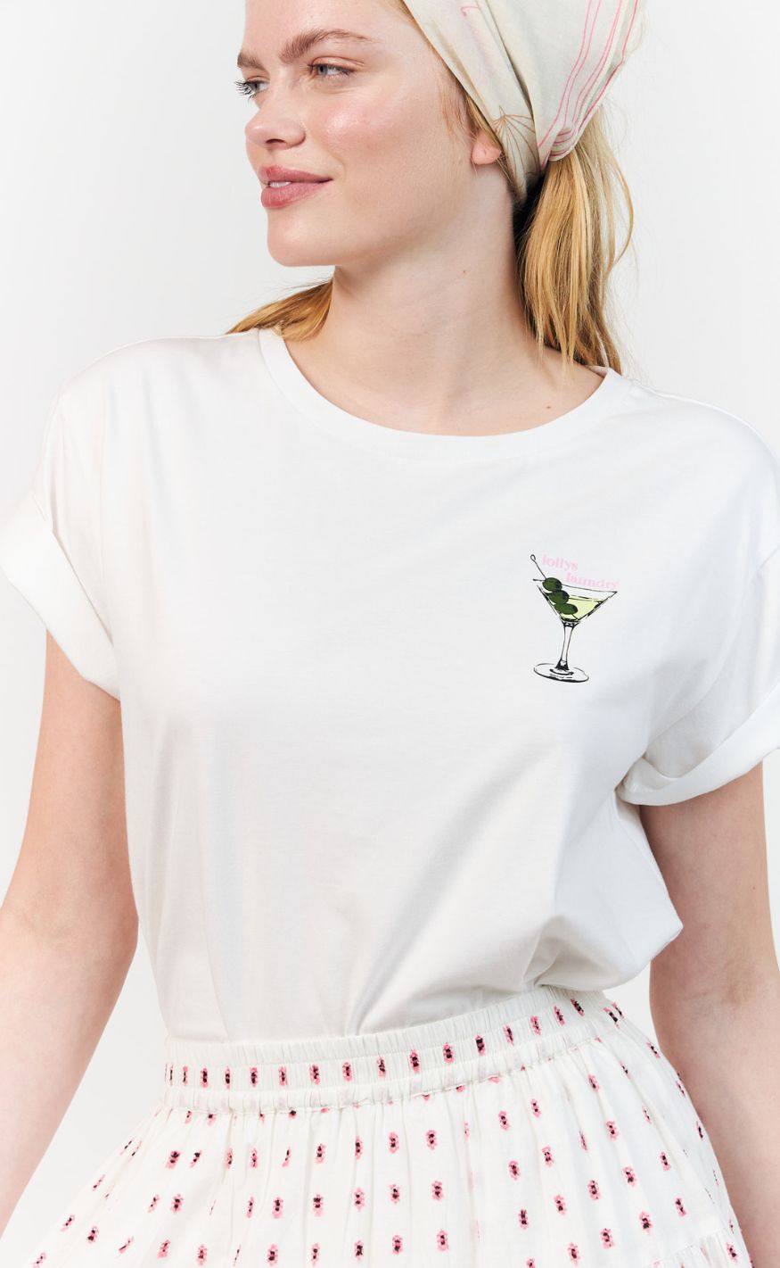Lollys Laundry T-shirt - EleanorLL SS - White