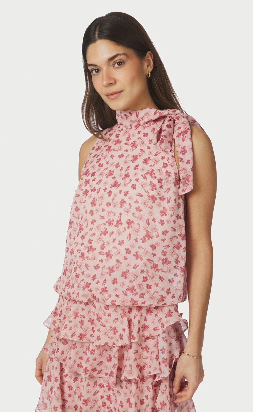 Neo Noir Topp - Veda Flower - Dusty Rose