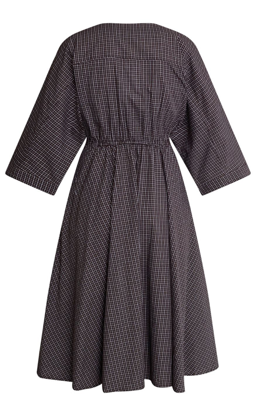 Love & Divine Kjole - Love1602-1 - Brown Check