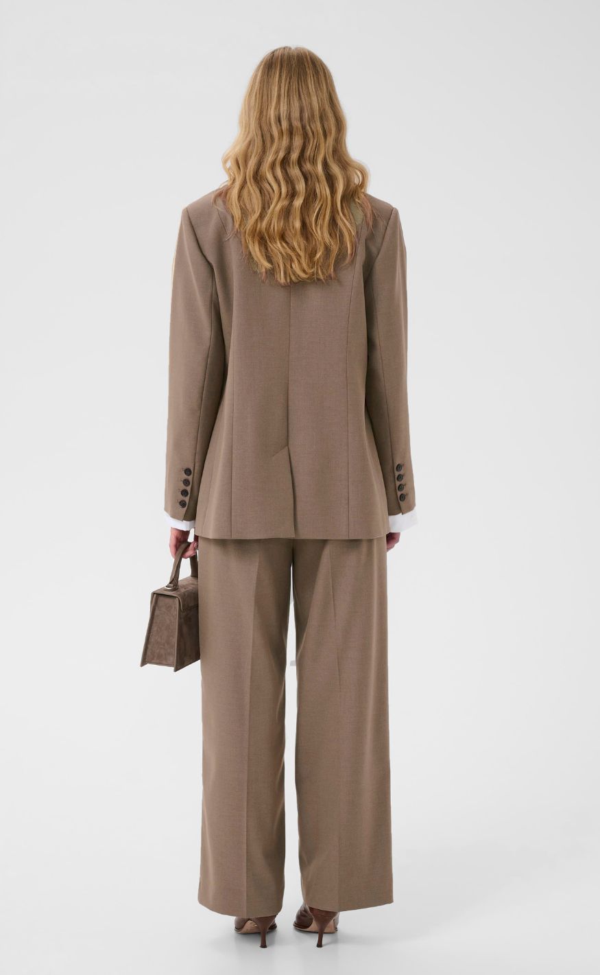 Gestuz Blazer - Paula - Dark Timberwolf Melange