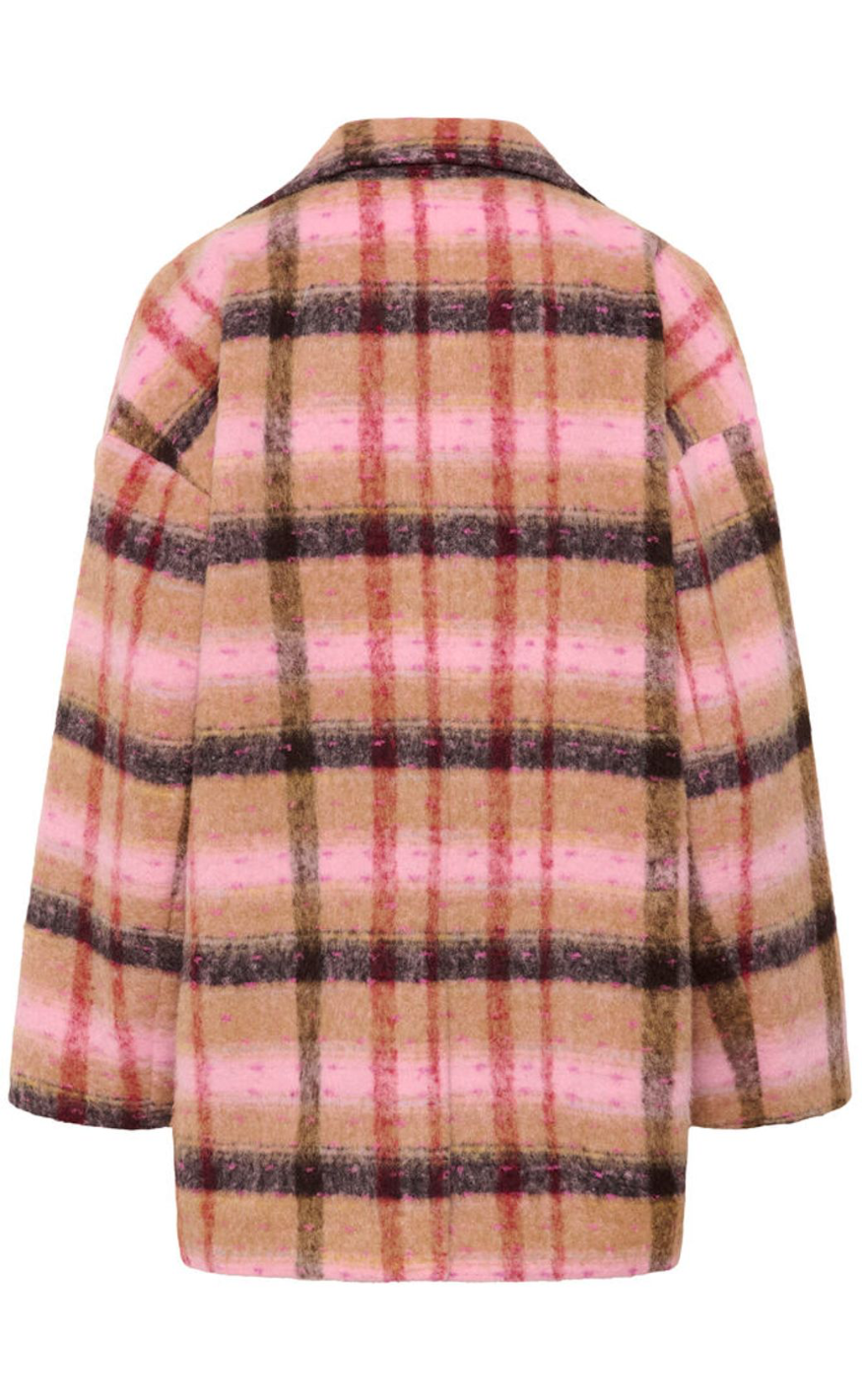 Culture Kåpe - Shila - Brown/Red Check