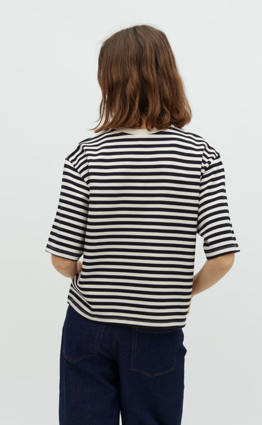 MbyM T-shirt - Emrys-M - Night Sky Sugar Stripe