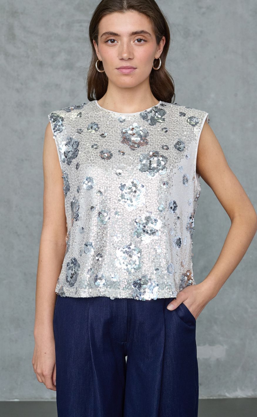 Love & Divine Topp - Love1600 - champagn/Silver