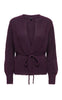 Only Cardigan - Fiona String - Plum Perfect Melange
