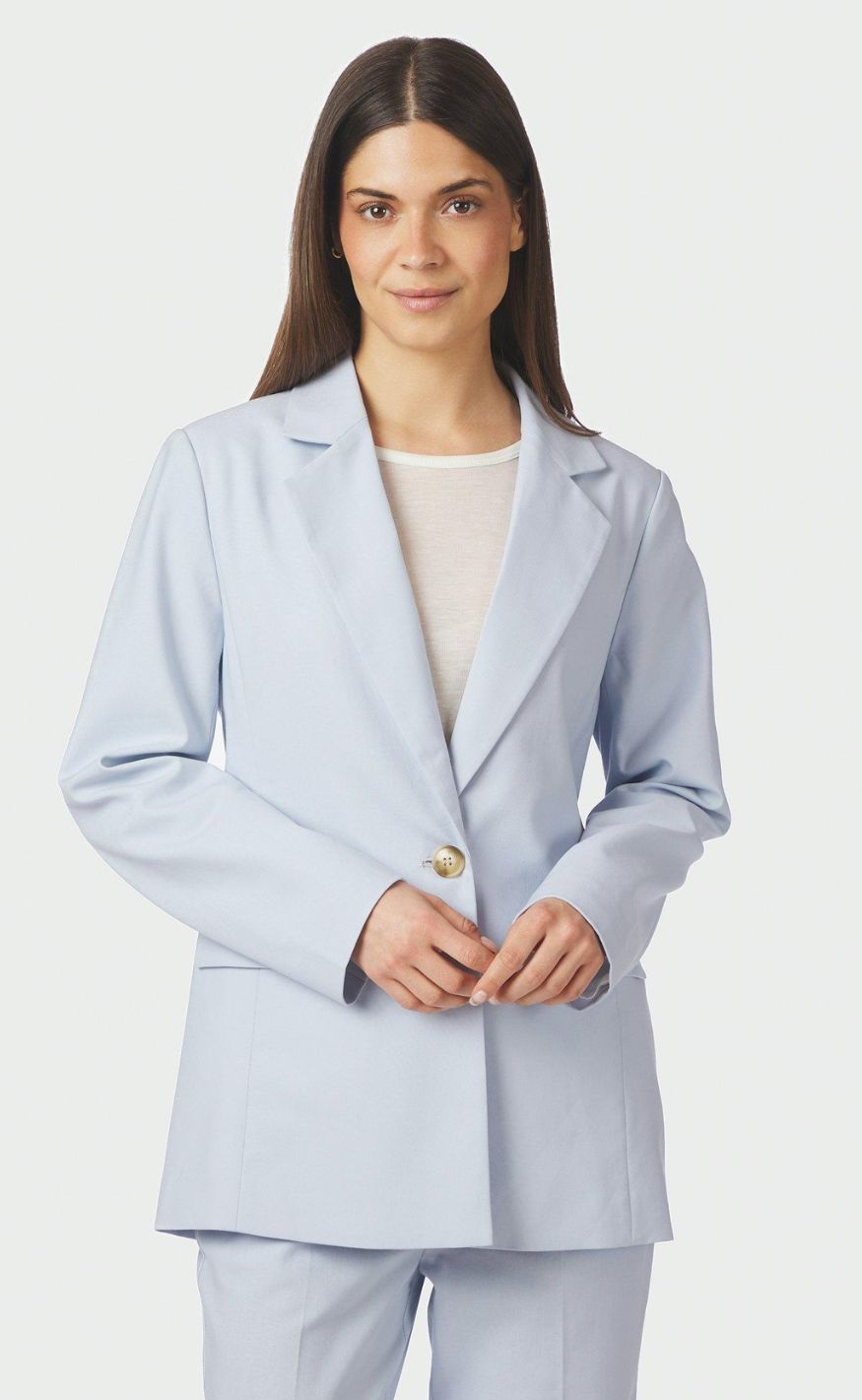 Neo Noir Blazer - Jarmon Linen - Light Blue