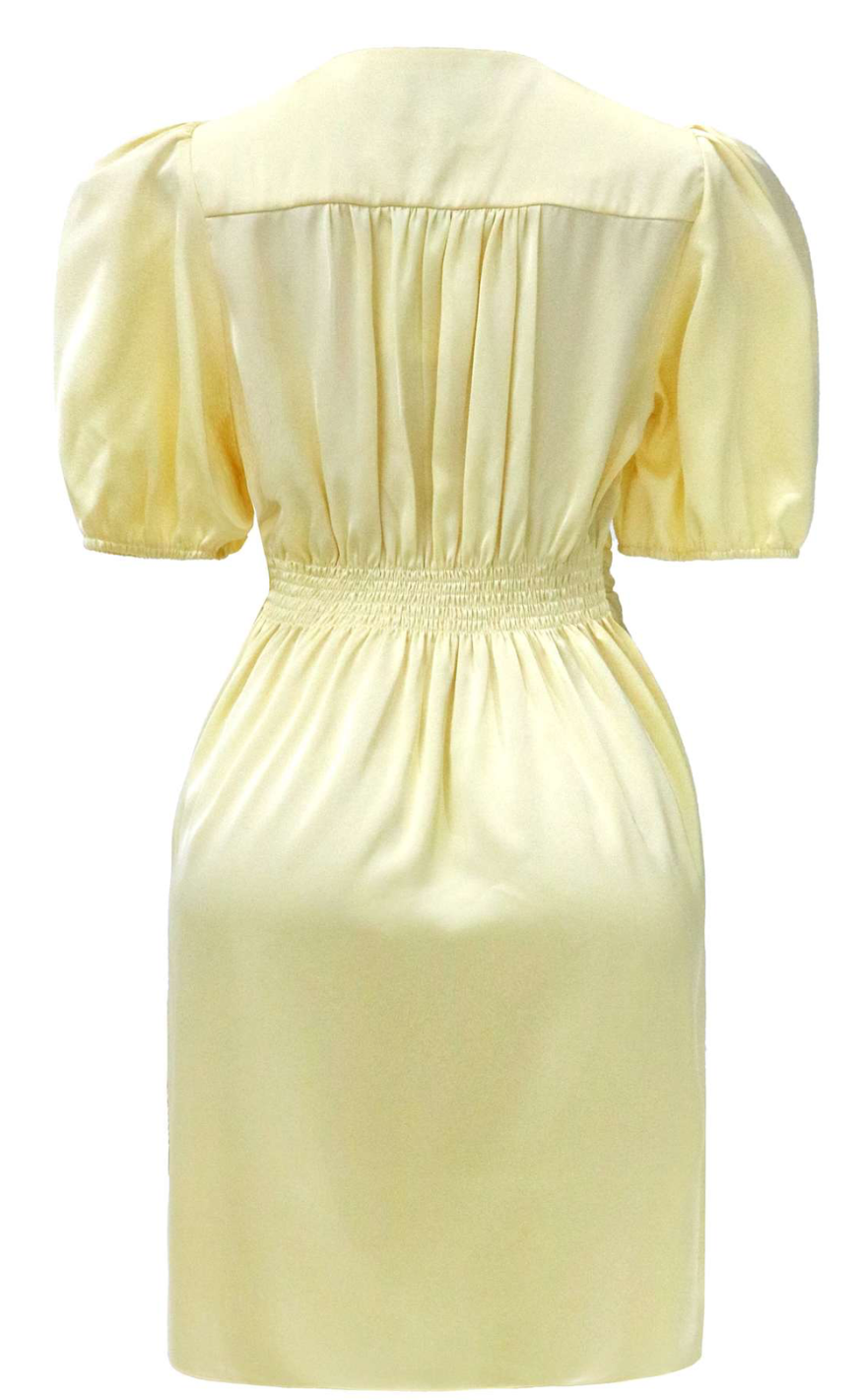 Liberte Kjole - Tiki SS Twist - Yellow
