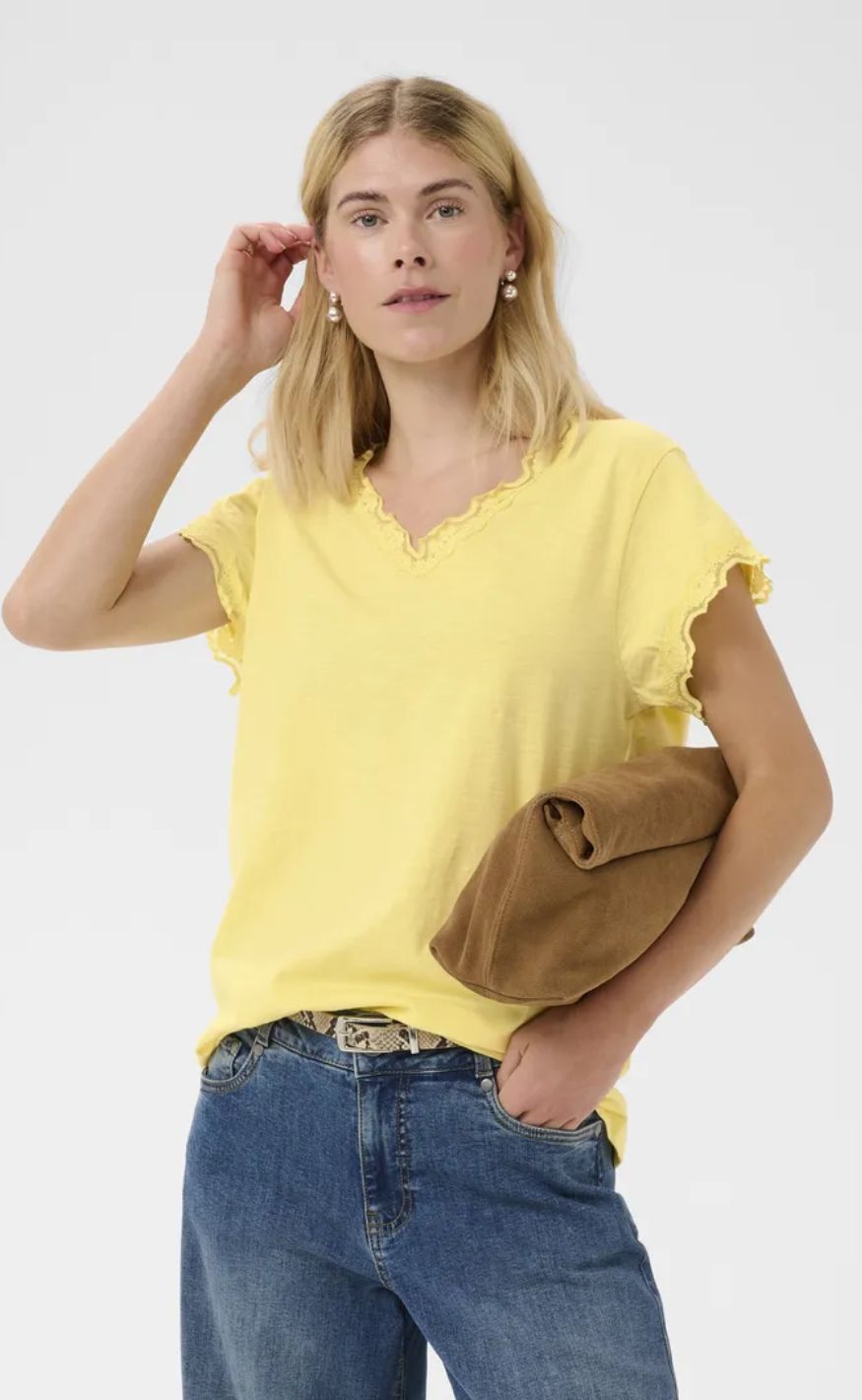 Culture T-shirt - Biana Lace - Pineapple Slice