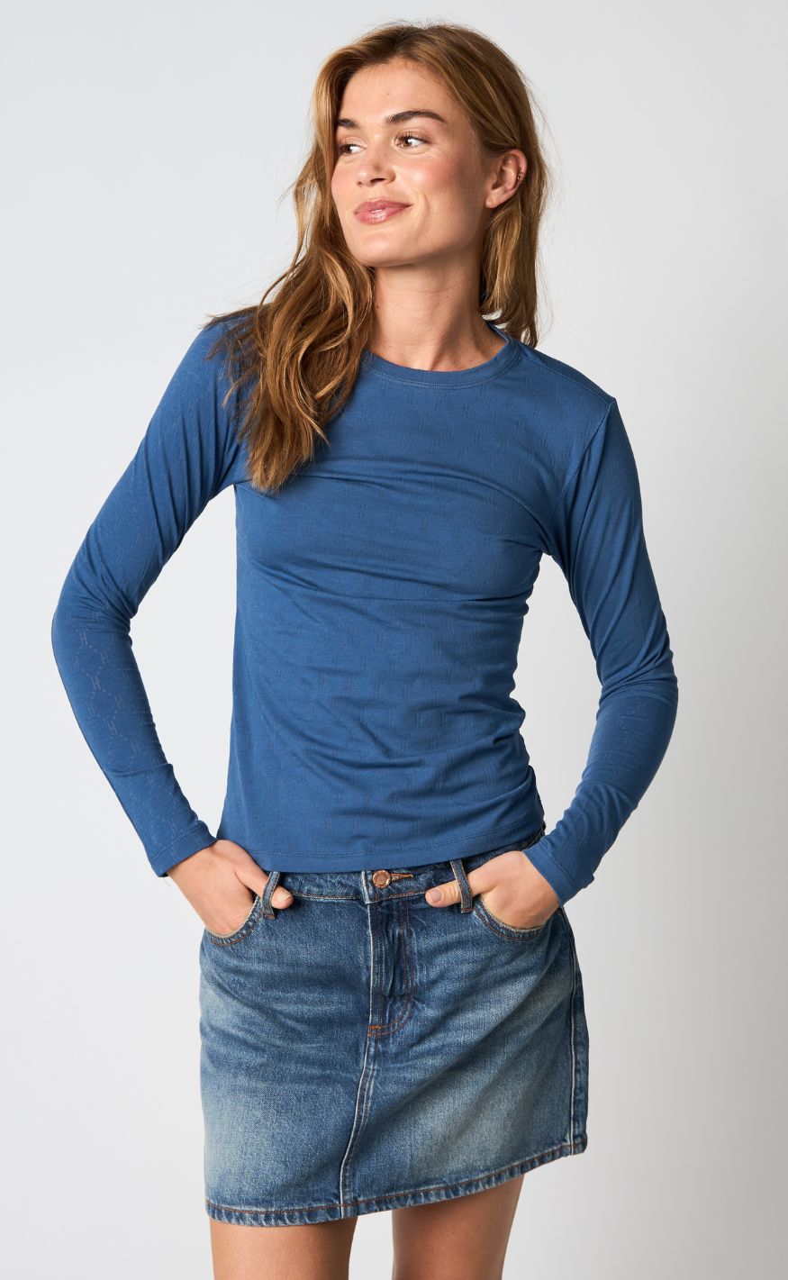 Hype The Detail Bluse - 14 - Blue
