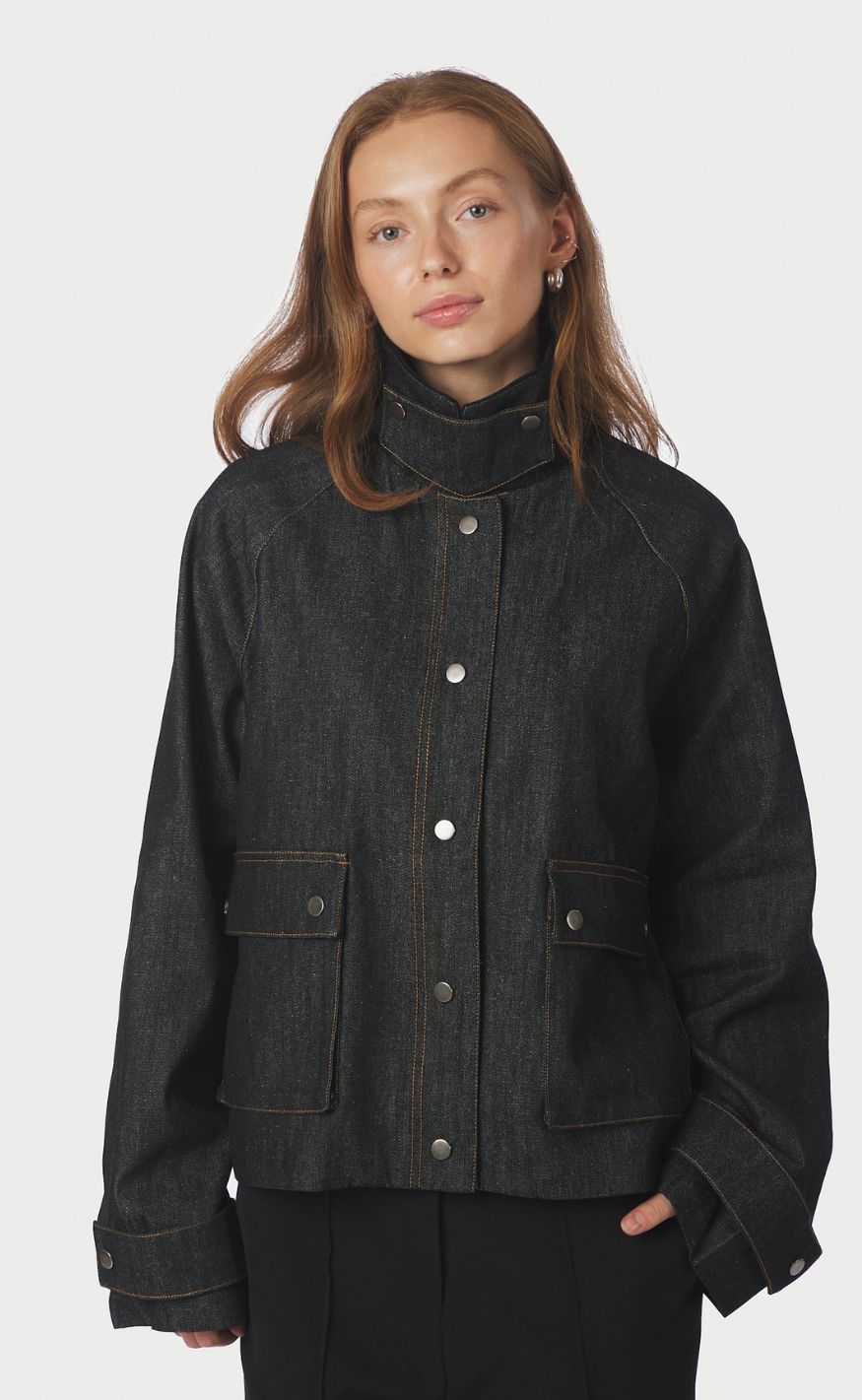 Neo Noir Jakke - Vista Denim Cord - Dark Blue