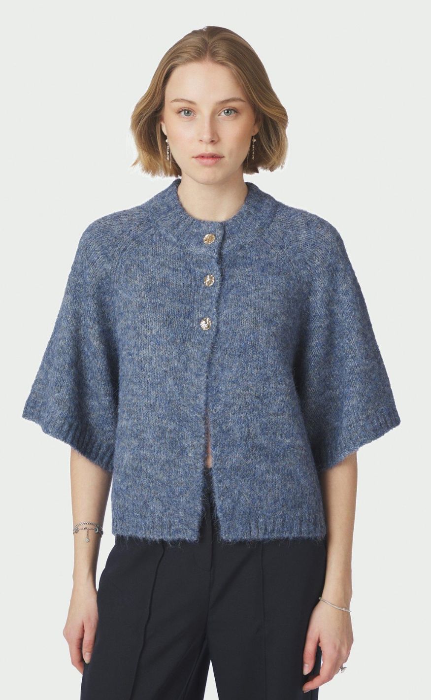 Neo Noir Cardigan - Benuta - Smoke Blue