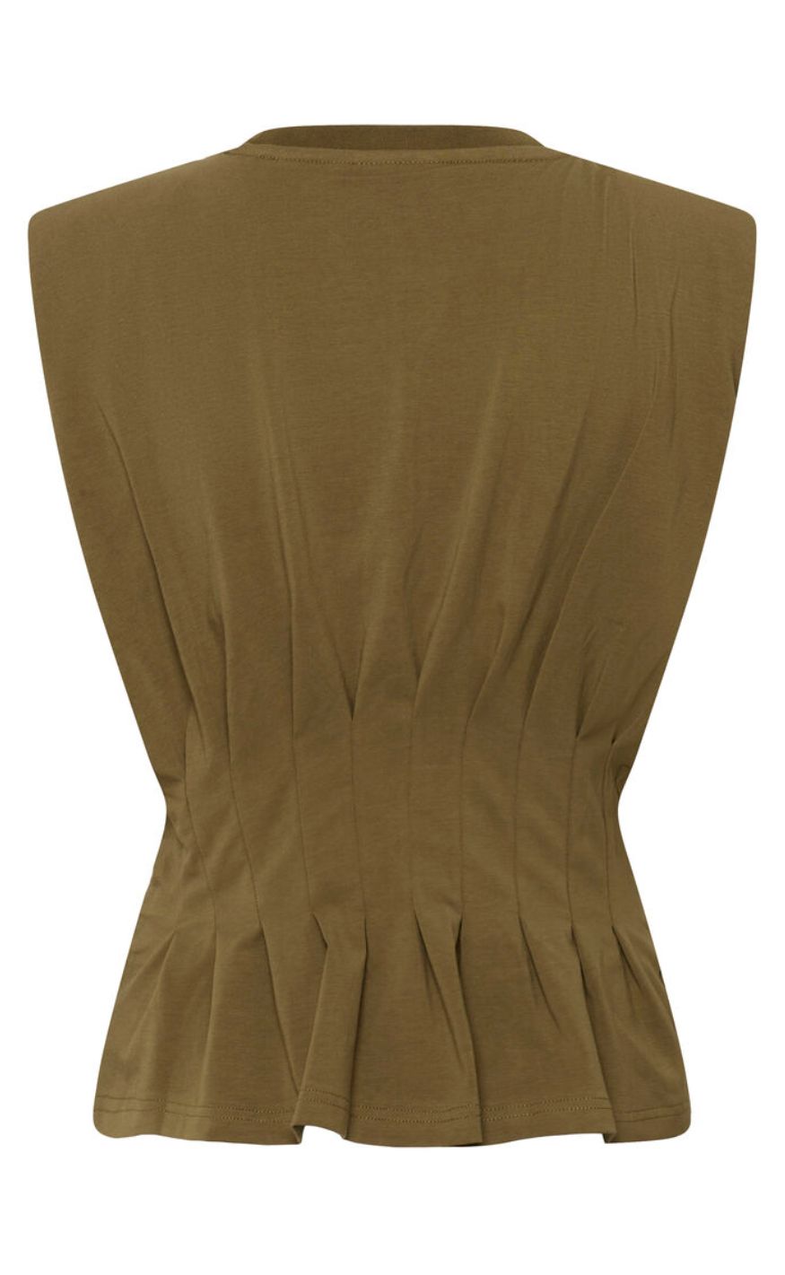 Gestuz T-Shirt - Inez - Military Olive