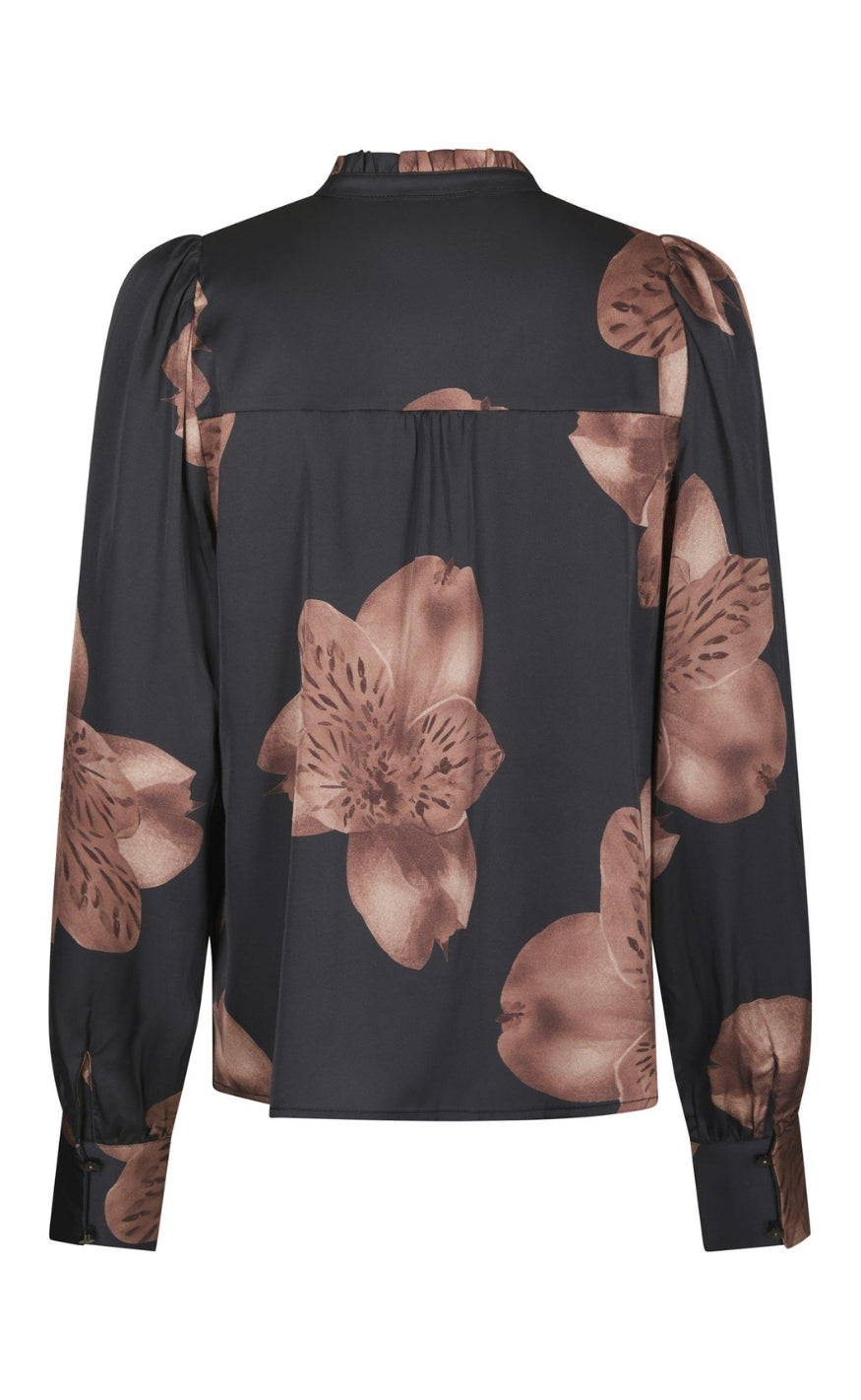 Neo Noir Bluse - Massima Misty Orchid - Midnight Blue