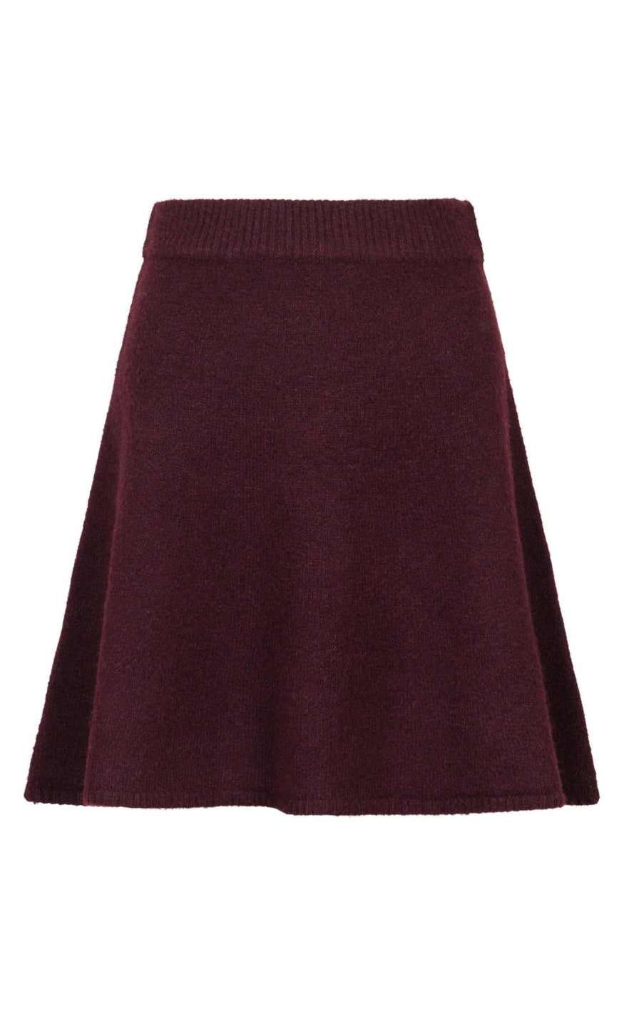 Neo Noir Skjørt - Gisa Knit - Wine