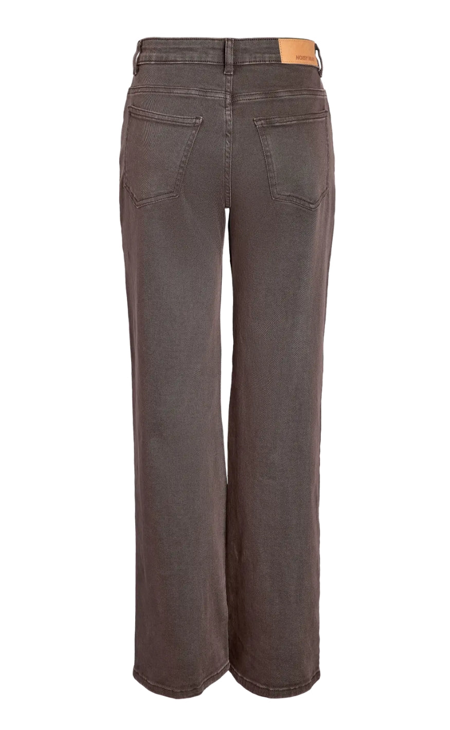 Noisy May Jeans - Yolanda MW Straight - Chocolate Brown