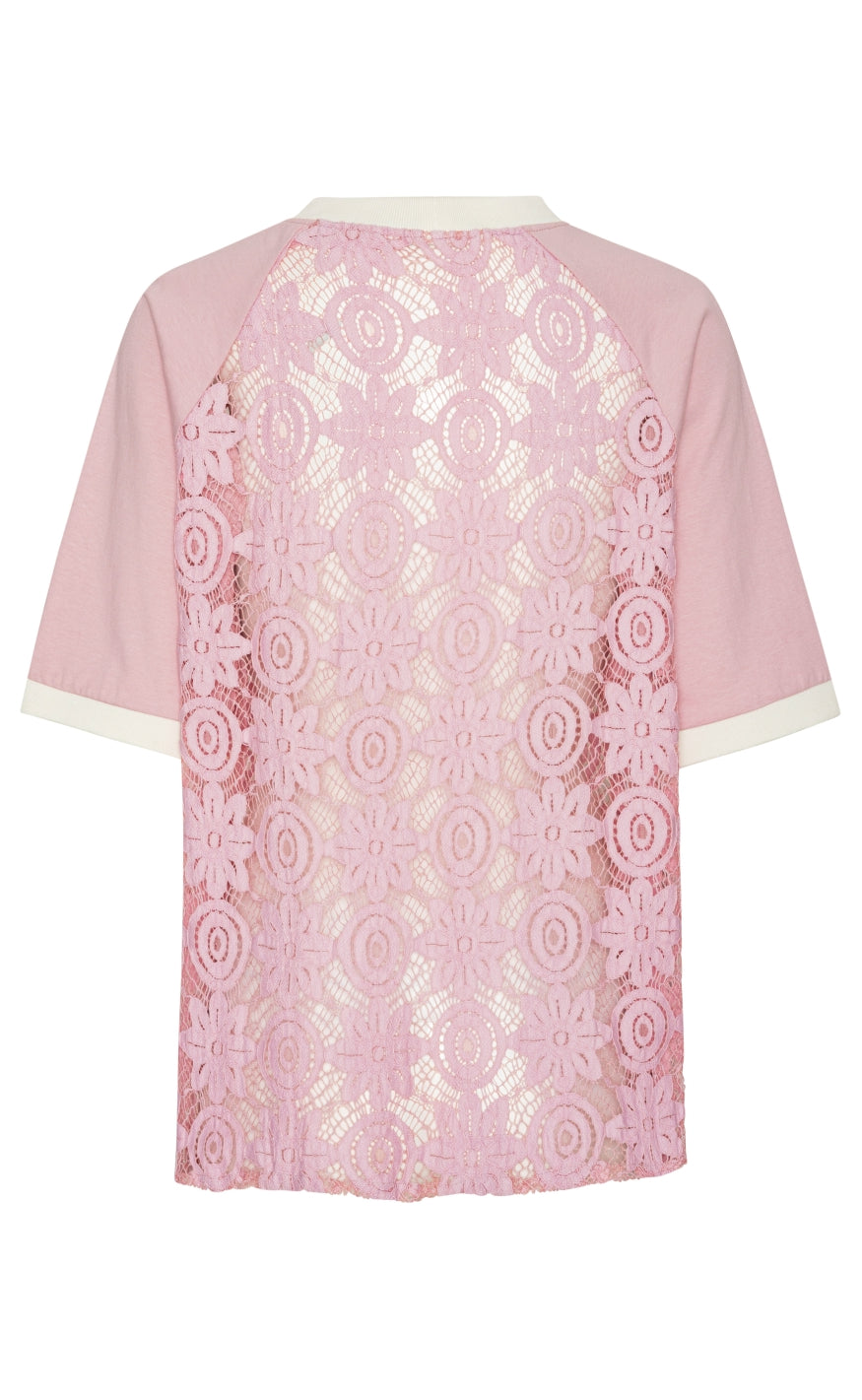 Continue Bluse - Conni 88 Lace - Rose
